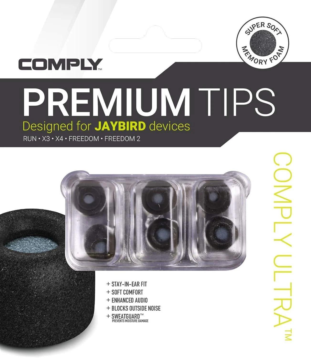 Aksesorë për Kufje Comply ULTRA PRO për Jaybird, Madhësia L - Zezë - 2