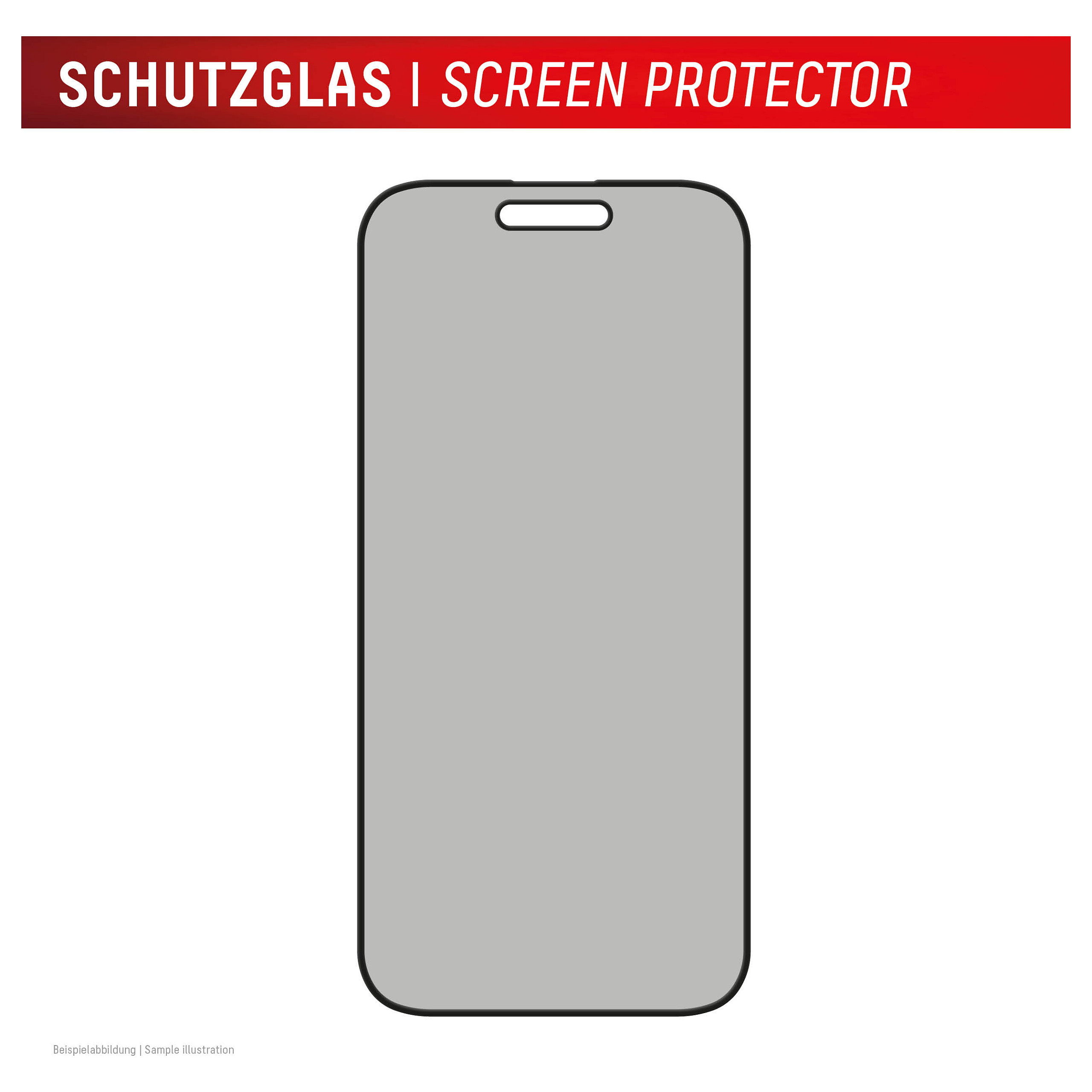 Mbrojtëse për ekran Displex / Apple iPhone 16 / Xham Tempered Glass 10H Privacy 2-Way - Transparente - 9