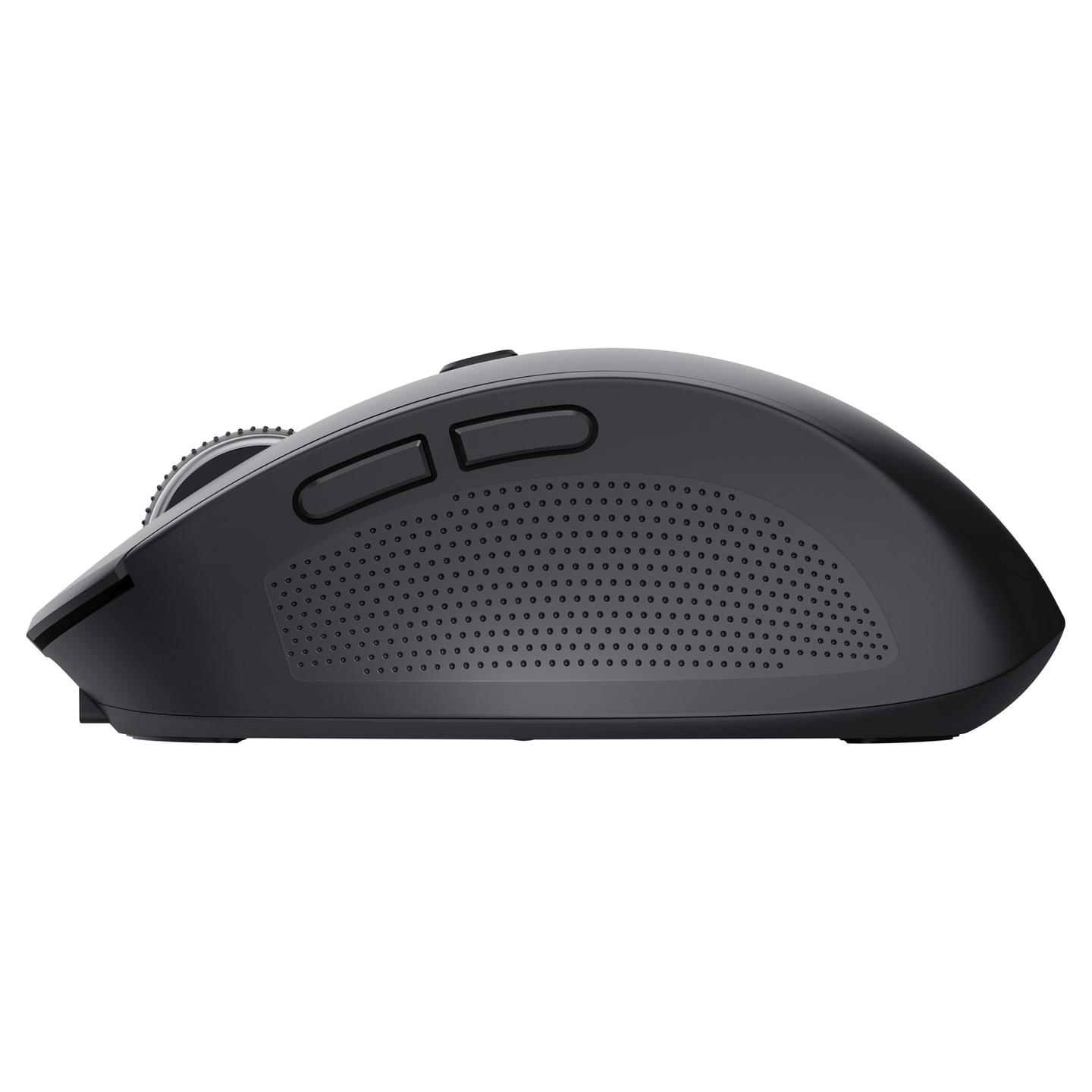 Maus pa Kabllo Trust Ozaa Compact, 3200DPI, 6 Butona, Silent Click, Bluetooth + 2.4GHz USB - Zezë - 4