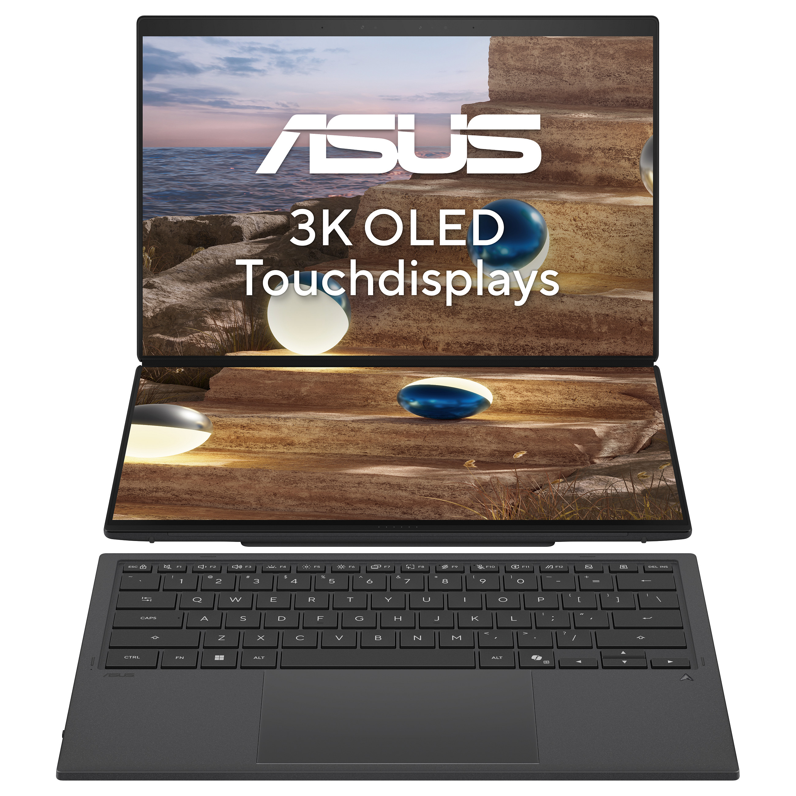 Laptop ASUS Zenbook Duo UX8407AA-SN262W / Ultra 9 386H / 32GB LPDDR5x / 1TB / 14" 3K OLED Touch 144Hz / Intel Graphics - Hiri - 3