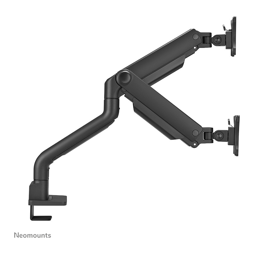 Mbajtëse për Monitor Neomounts / 2 Monitorë / 17"-35" / 18kg për Monitor / VESA 75x75-100x100 / Full Motion / Gas Spring / Tavolinë - Zezë - 6
