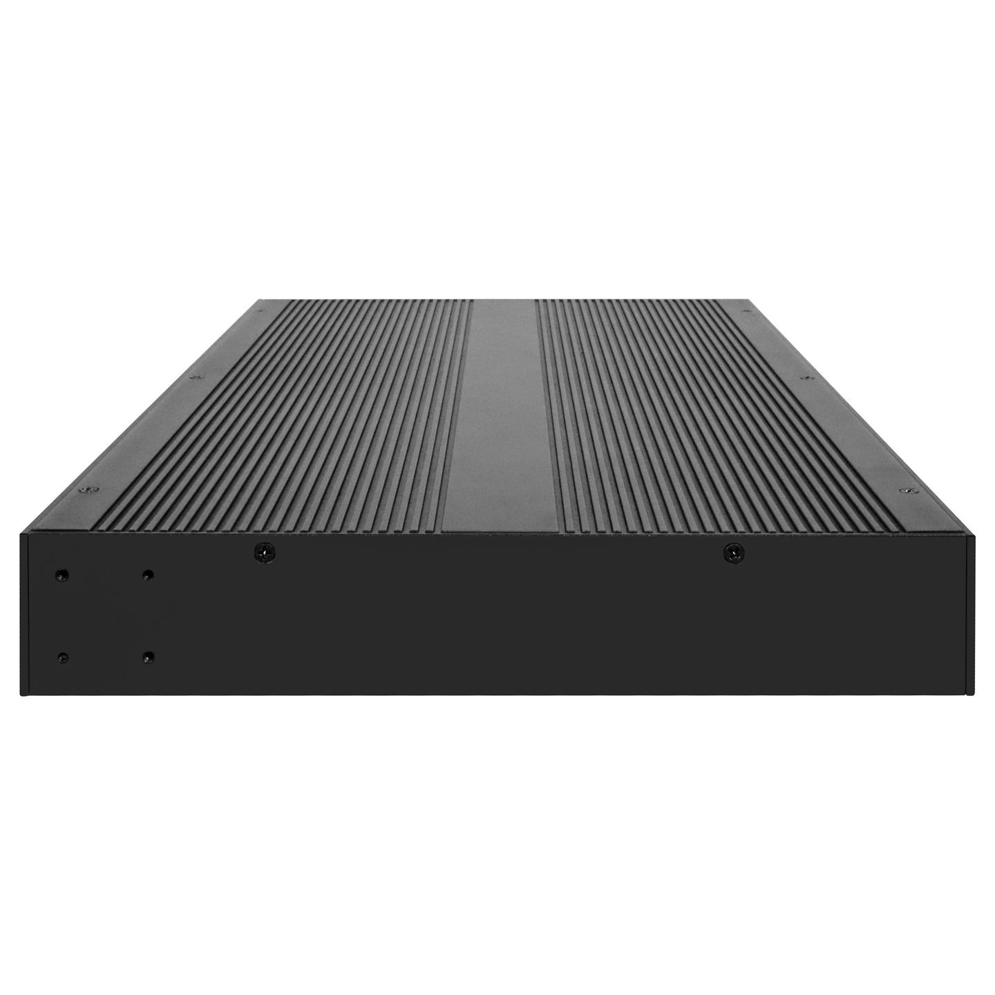 Switch Industrial LevelOne IGS-2128, 24x Gigabit Ethernet RJ45, 4x Gigabit Combo RJ45/SFP, Switching Capacity 56Gbps, Layer 2 Managed, Fanless, IP30, Rackmount 1U - Zezë - 3