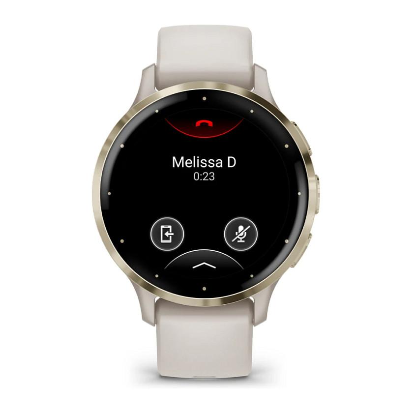 Orë e Mençur Garmin Venu 3S, AMOLED, GPS, Garmin Pay - Krem/Ari - 2