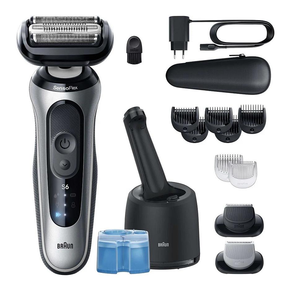 Makinë e rrojës Braun Series 6 62-S7650cc, Wet & Dry, SmartCare Center – Argjend/Zezë - 2