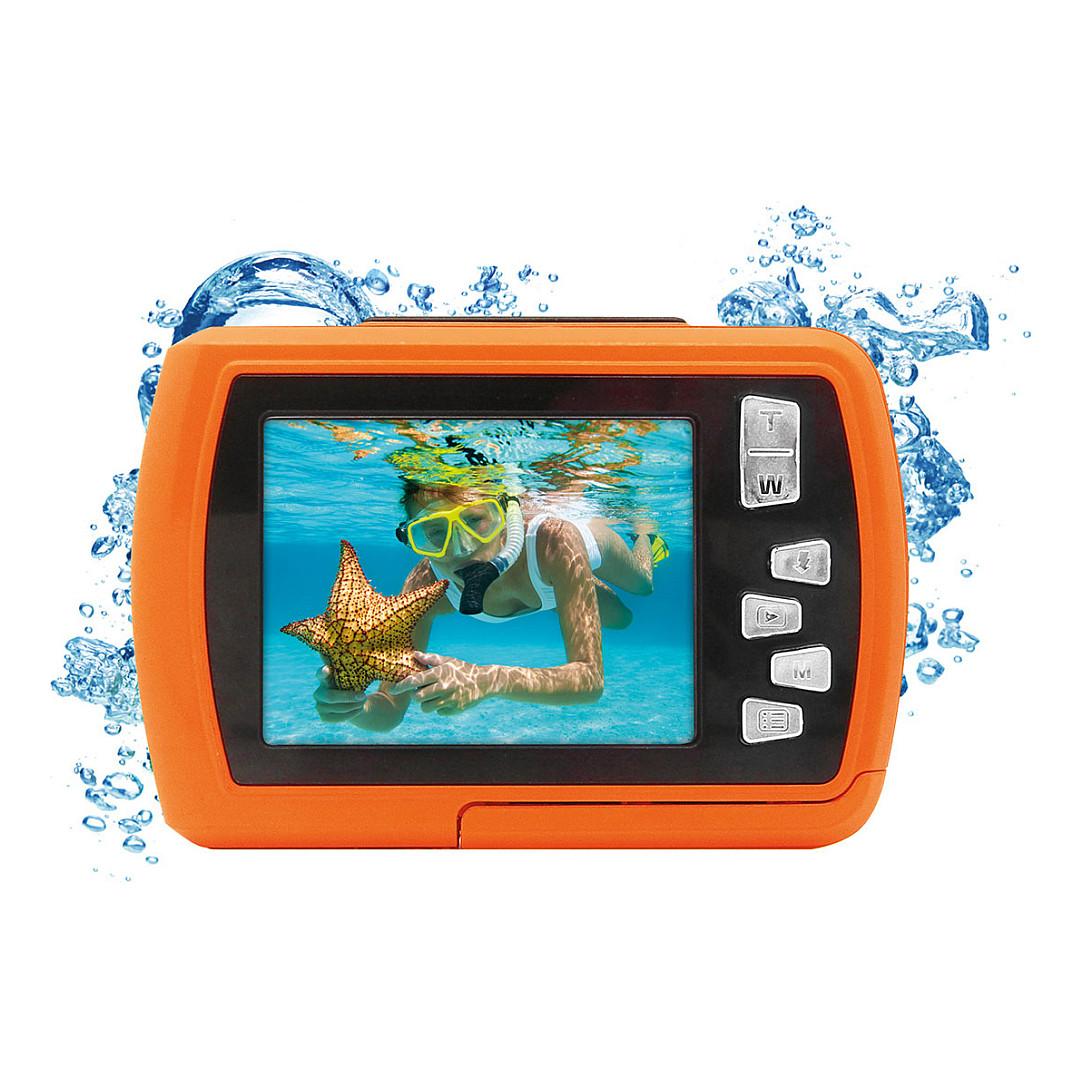 Kamerë digjitale EASYPIX W2024 Splash / 5MP / 8x Zoom Digjital / 2.4" LCD / 720p / Waterproof deri 3m / Self-Timer 2s/5s/10s / Flash - Portokalli - 3