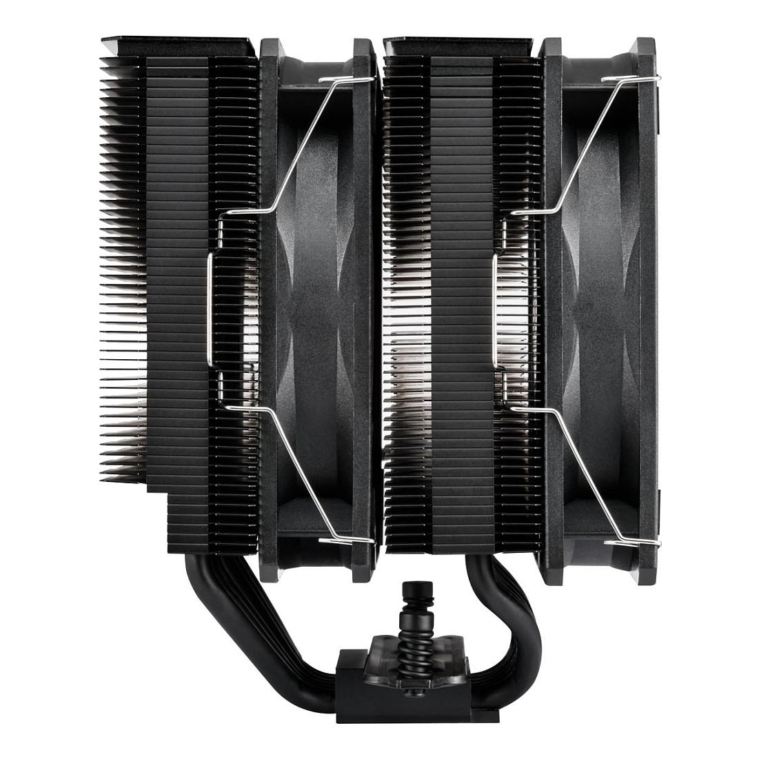 Ftohës për Procesor FSP MP7-B / 2x120mm / 6 Heat Pipes / 800-1800 RPM / FDB / 153mm - Zezë - 3