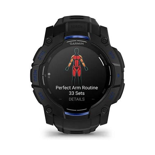 Orë e Mençur Garmin Instinct 3 AMOLED 45mm / AMOLED 1.3" / GPS / Bluetooth / Sportive / Monitorim Shëndeti - E Zezë - 3