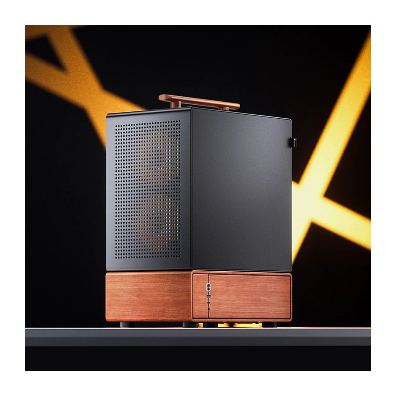 Kasë PC Jonsbo T7 / Midi Tower / Micro-ATX / Tempered Glass - Zezë - 17