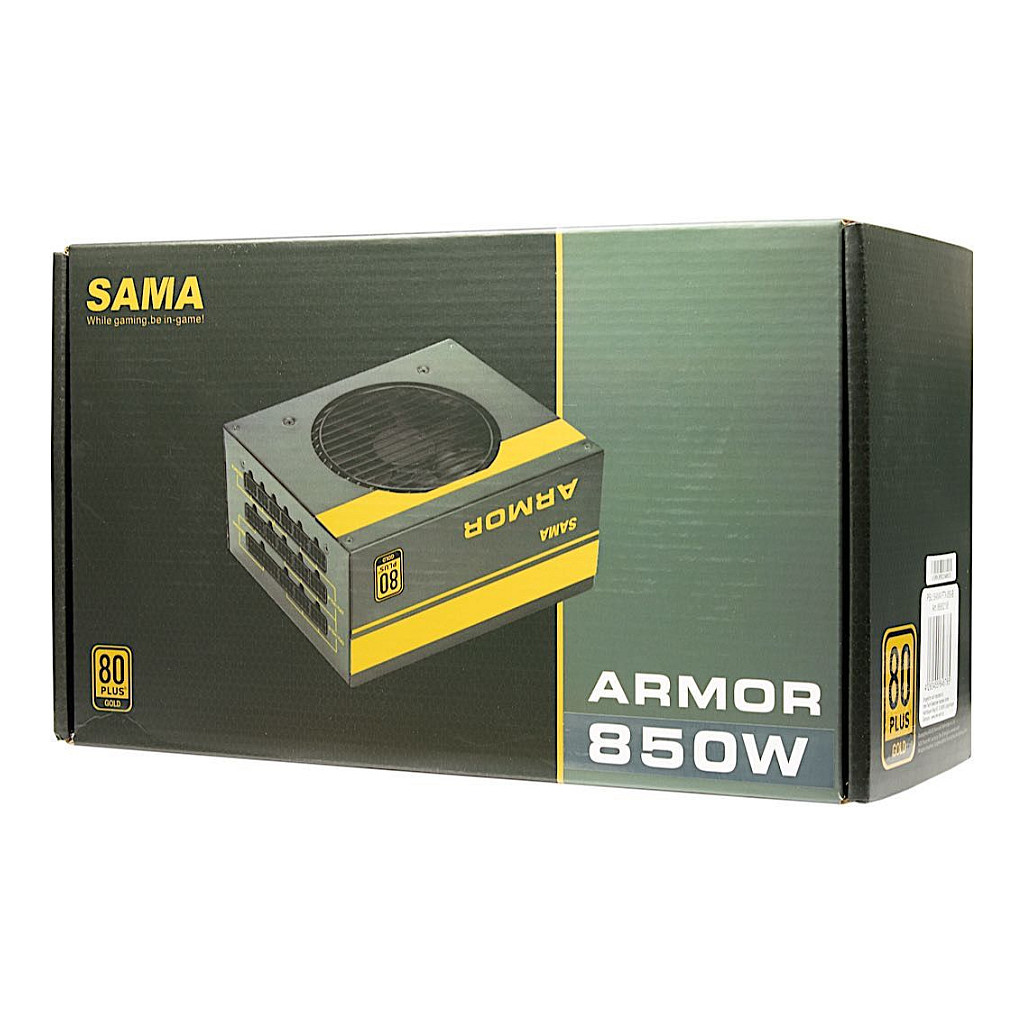 Furnizues Energjie Inter-Tech SAMA FTX-850-B Armor / 850W / ATX / 80 PLUS Gold / Modular – Zezë - 5