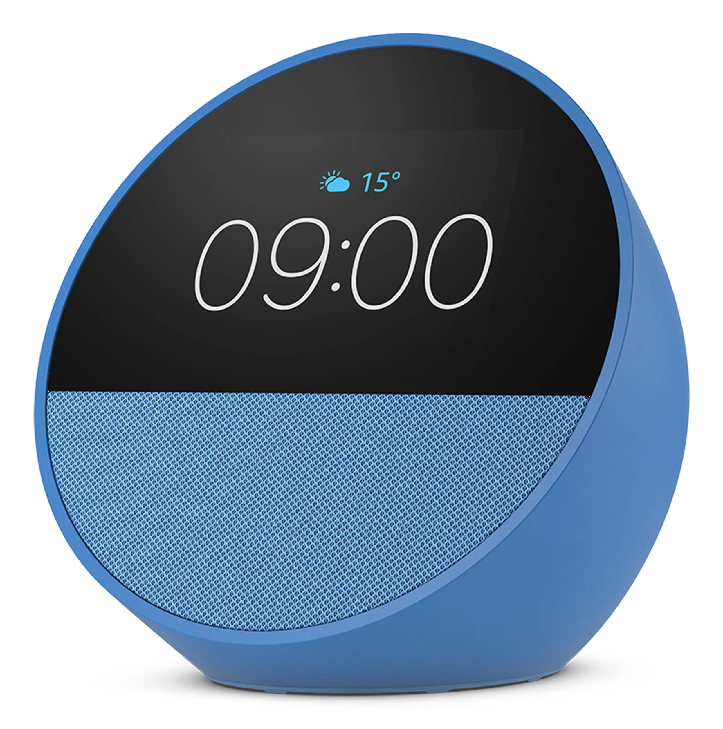 Orë Alarmi Inteligjente Amazon Echo Spot / 2.83" / Touchscreen / Alexa / Wi-Fi / Bluetooth - Zezë/Blu