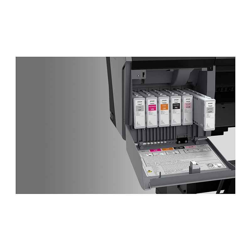 Printer Plotter Epson SureColor SC-P9500 / Inkjet 12 Ngjyra / A0 / 1200 × 2400 DPI - Zezë/Gri - 6