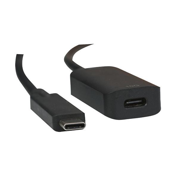 Kabllo USB EFB Elektronik EBUSBC-USBC10GE.5, USB 3.2 Gen 2, USB-C Mashkull në USB-C Femër, 10Gbps, 5m, Zgjatuese Aktive - Zezë