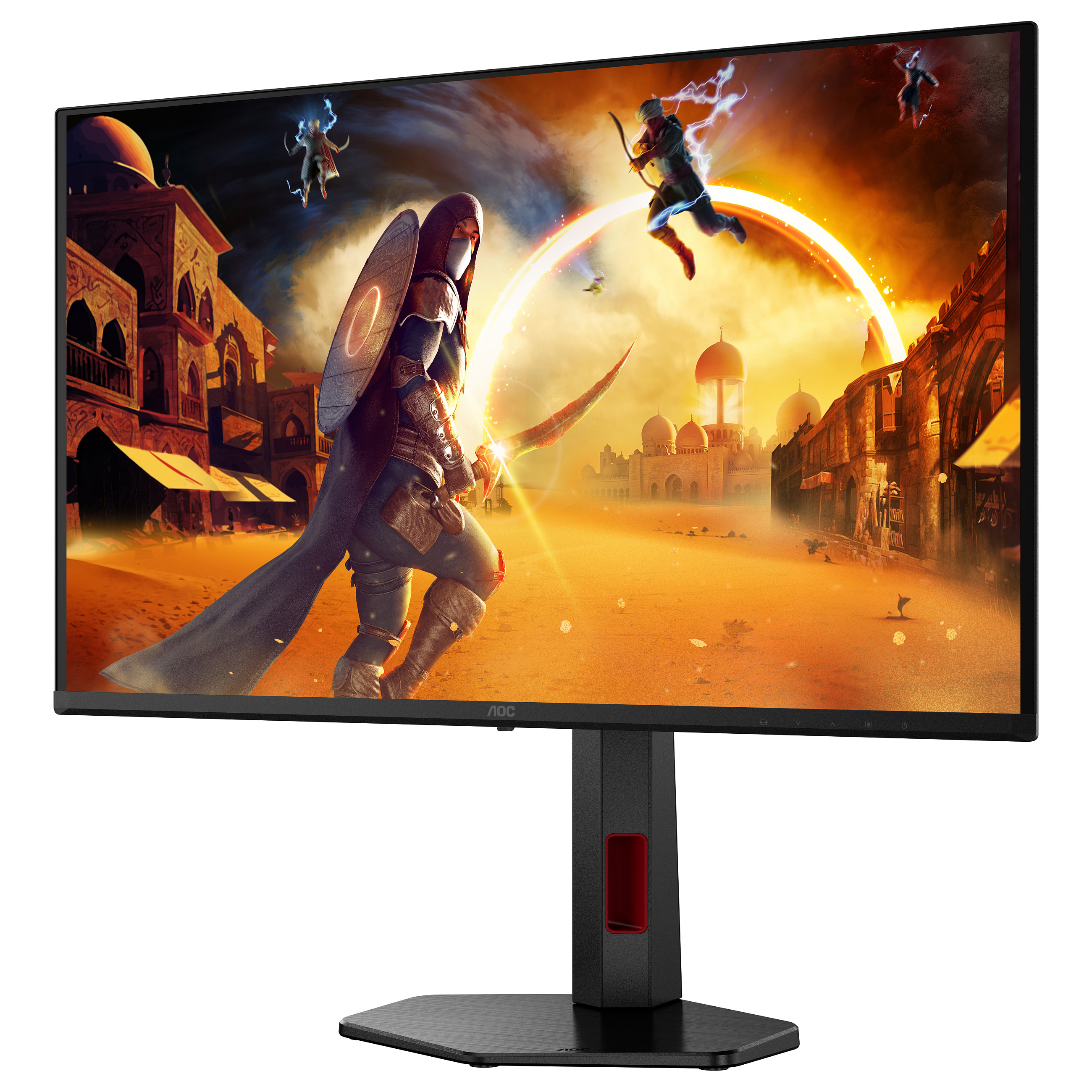 Monitor Gaming AOC G4 Q27G4ZDR / 26.5" / QHD QD-OLED / 240Hz / 0.03ms / HDMI+DisplayPort - Zezë/Kuqe - 3