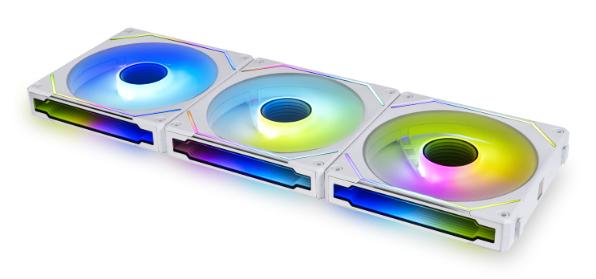 Ftohës për Kasë Lian Li UNI FAN SL Infinity Wireless / 120mm / 200-2300 RPM / ARGB PWM / 3-Pack – Bardhë