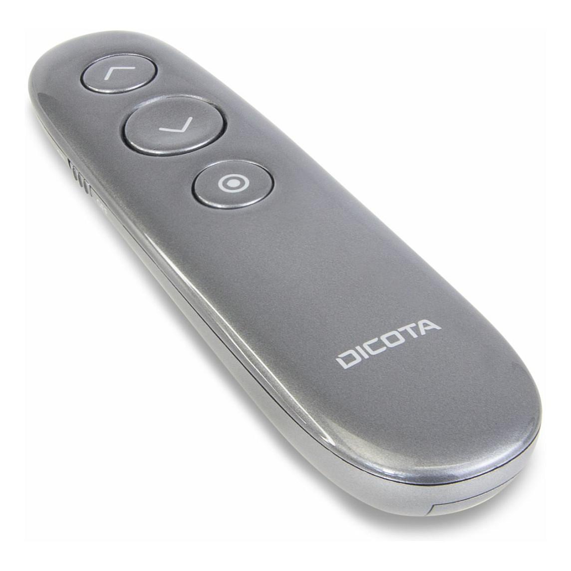 Prezantues pa kabllo DICOTA D32058, 2.4GHz, USB Receiver, Pointer Virtual, Timer, Rikarikueshëm - Gri - 2