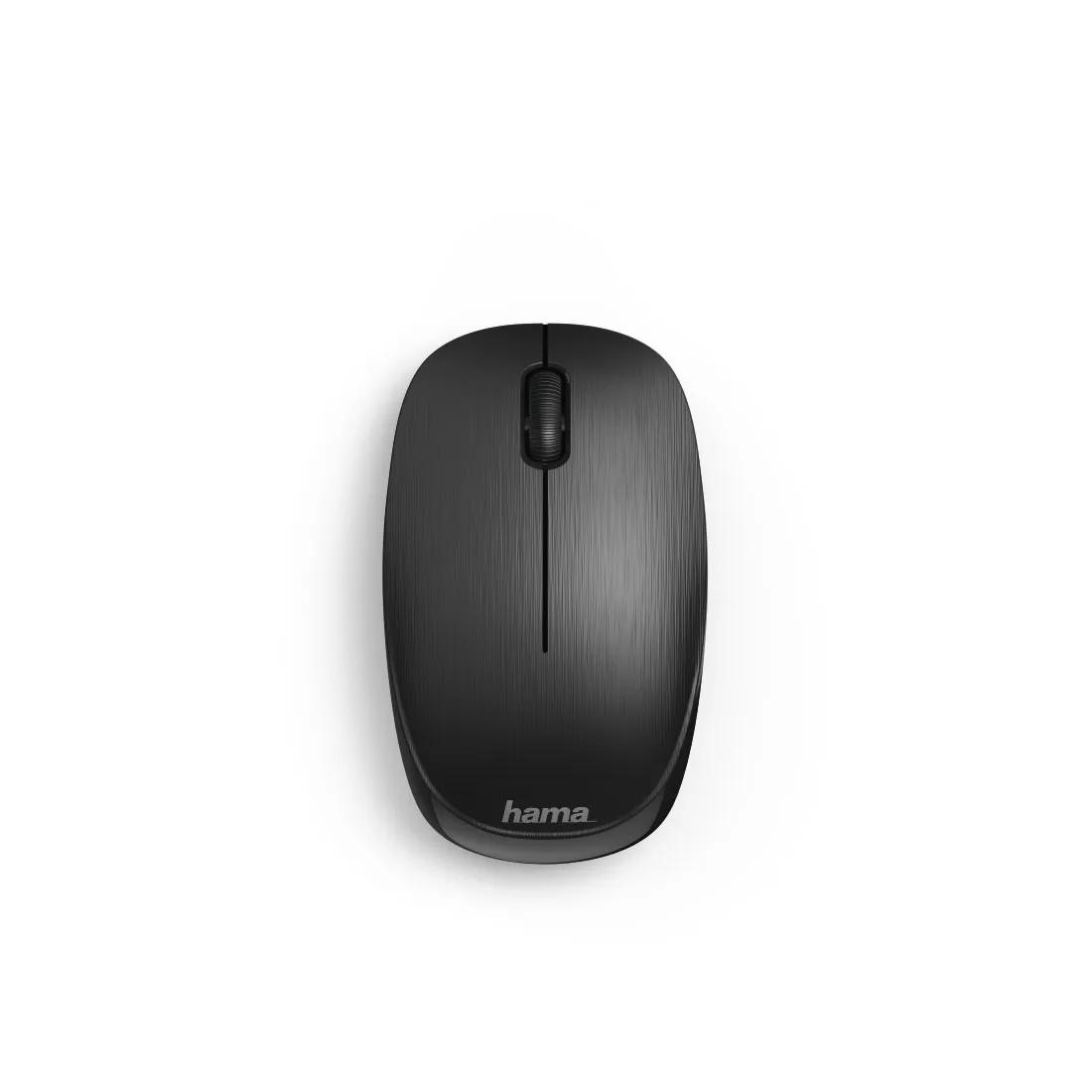 Maus pa kabllo Hama MW-110 / 00182625 / Sensor Optik / 1000 DPI / Lidhja Wireless 2.4GHz / Bateri AAA – Zezë - 2