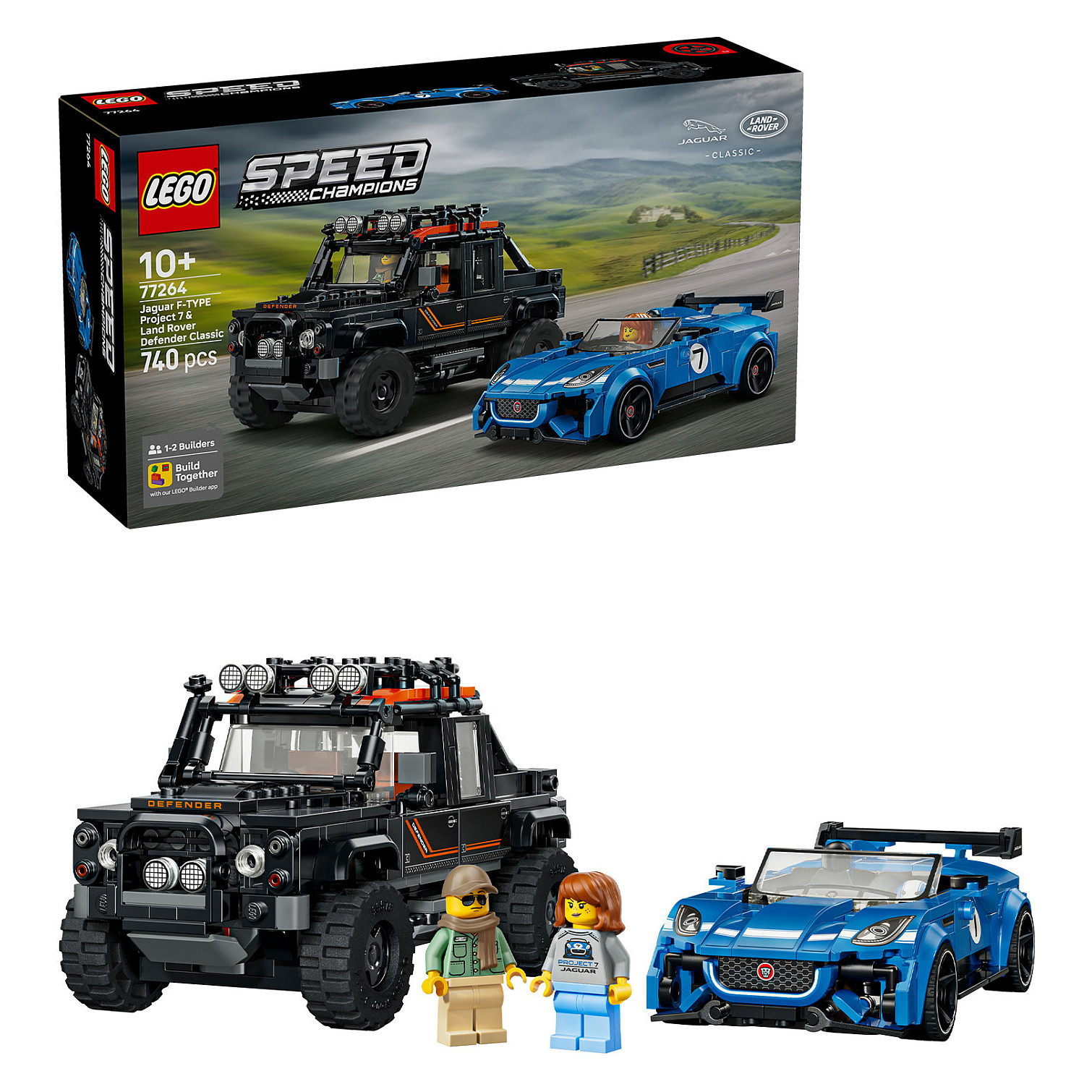 LEGO Speed Champions Jaguar Project 7 & Land Rover Defender - 13