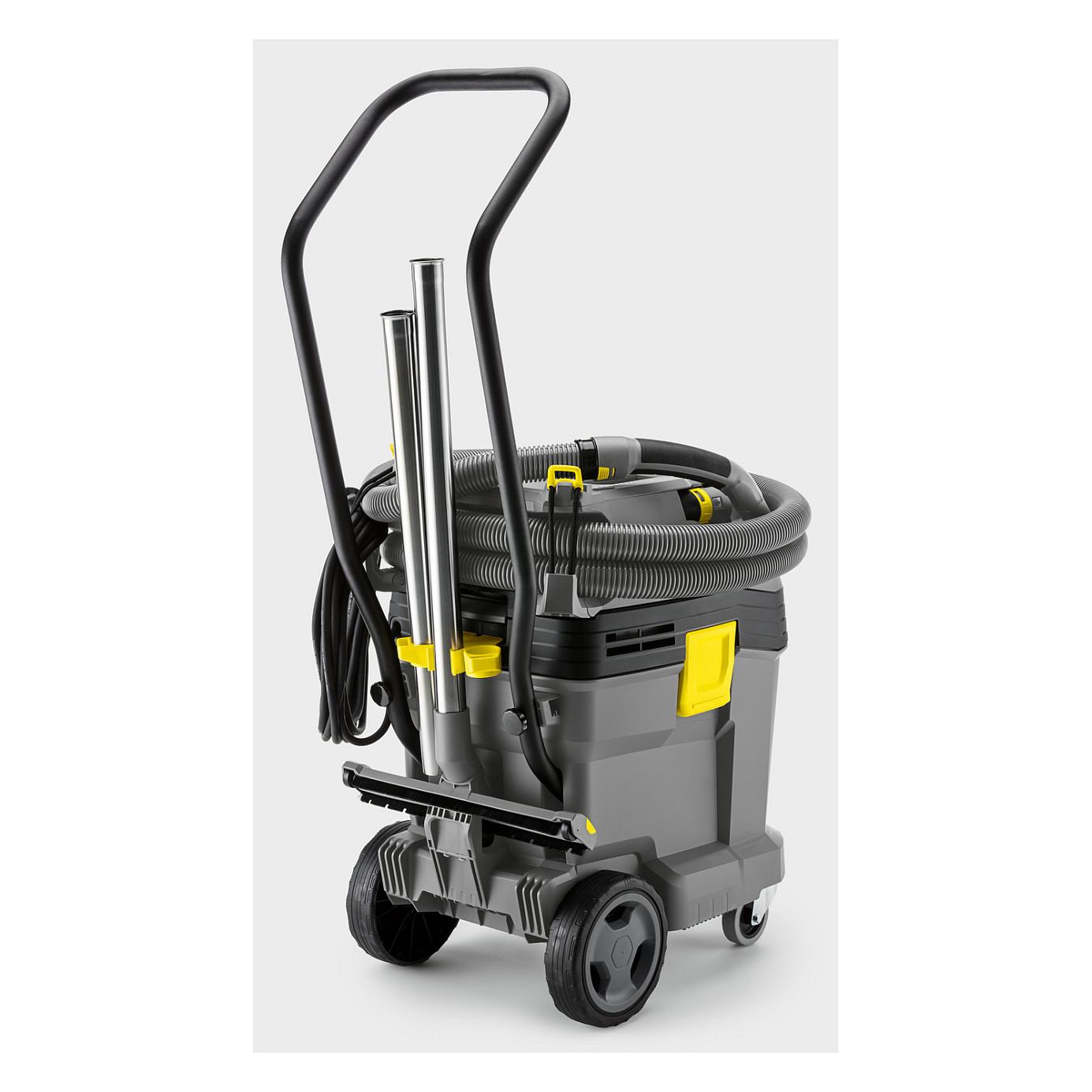 Fshesë Elektrike Kärcher NT 40/1 Tact Te L, 1380W, Pastrim i Thatë dhe i Lagësht, Kapacitet 40L, Pastrim Automatik i Filtrit, Kabllo 7.5 m – Gri/Zezë - 5