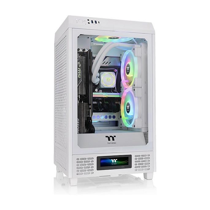 Ekran LCD për Kasë Thermaltake LCD Panel Kit Snow for The Tower 200, 3.9", TFT-LCD, 480×128, USB 2.0 - Bardhë - 5