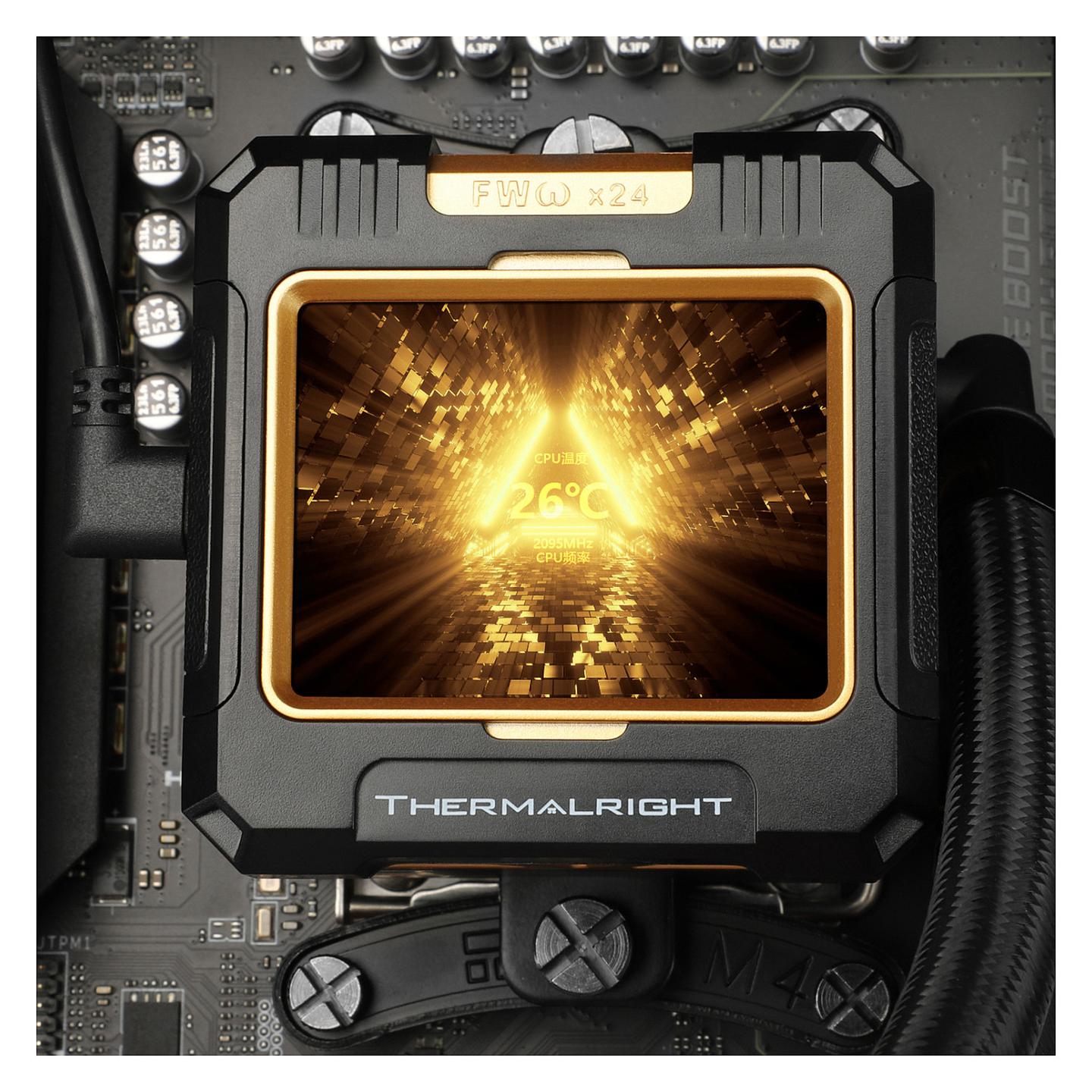Ftohës për Procesor Thermalright Frozen Warframe 420 ARGB, 420mm, ARGB - Zezë - 5
