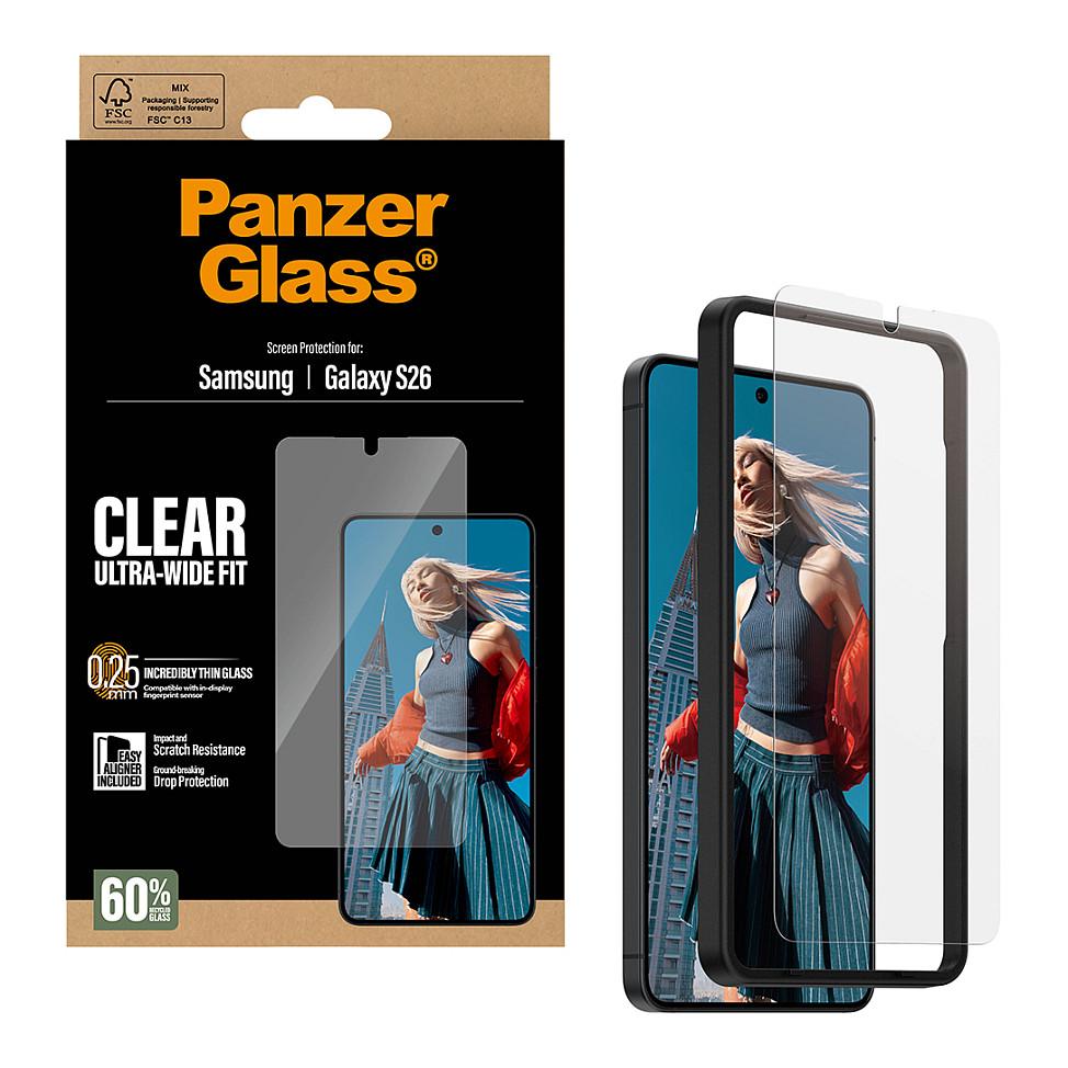 Xham mbrojtës PanzerGlass / Samsung Galaxy S26 / Ultra-Wide Fit / EasyAligner - Transparent - 5