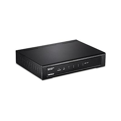 Switch TRENDnet TEG-S51SFP, 4x Gigabit Ethernet RJ45, 1x Gigabit SFP, 10Gbps - Zezë - 2