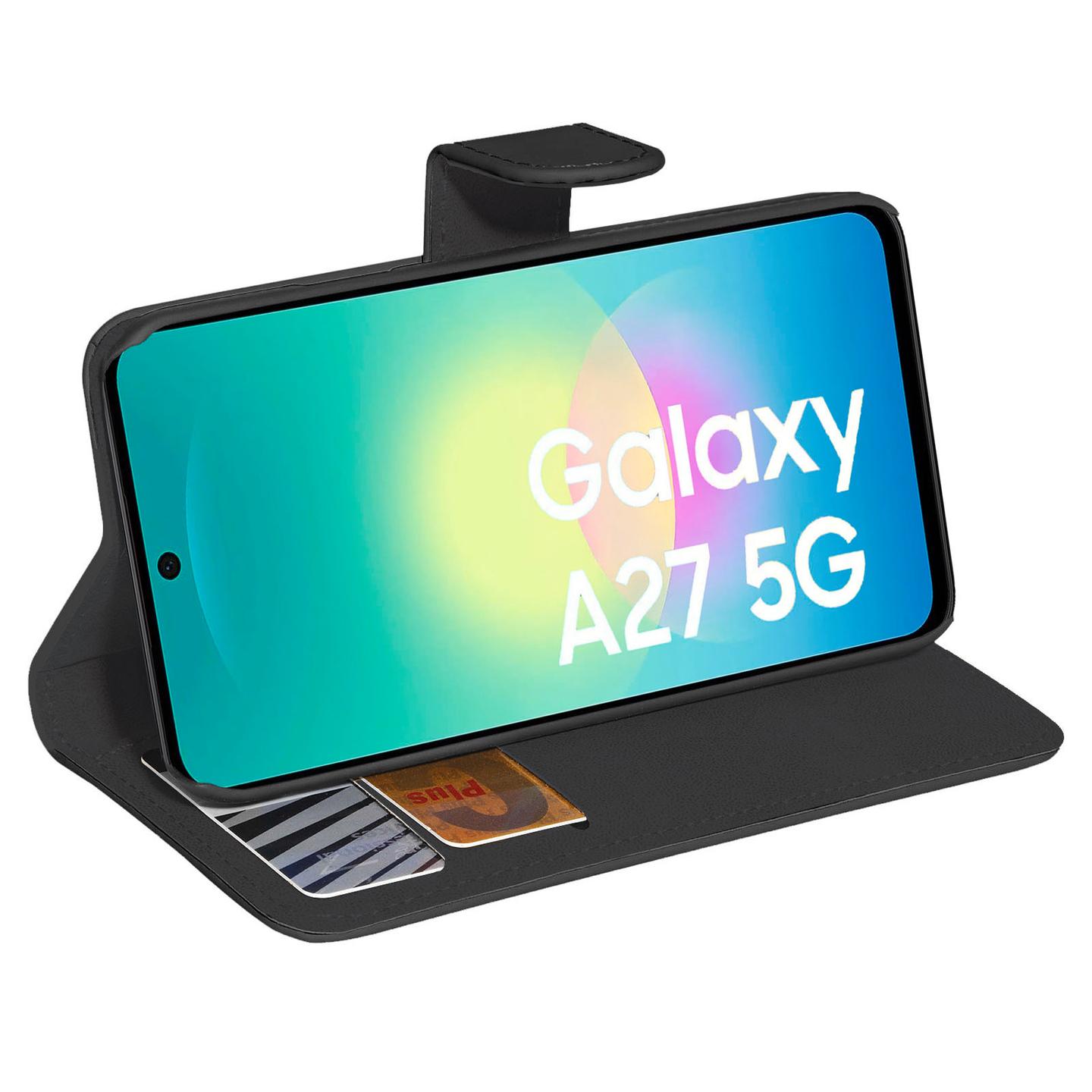 Aksesorë për telefon PEDEA 111600080 / Book Cover Classic / Stand / 1 Card Slot / Samsung Galaxy A27 5G - Zezë - 2