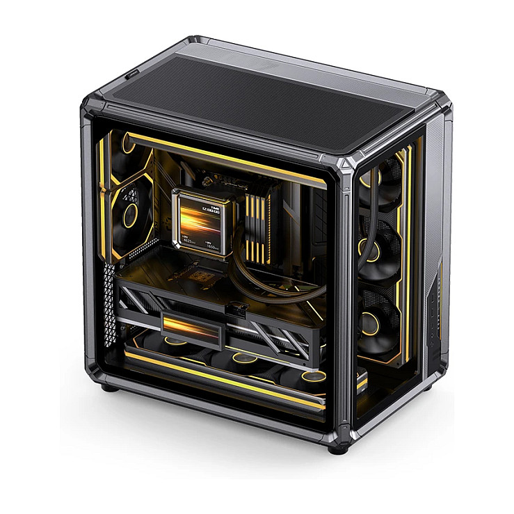 Kasë PC JONSBO X400 / Midi Tower / ATX / Back-Connect / Tempered Glass - Gri - 17