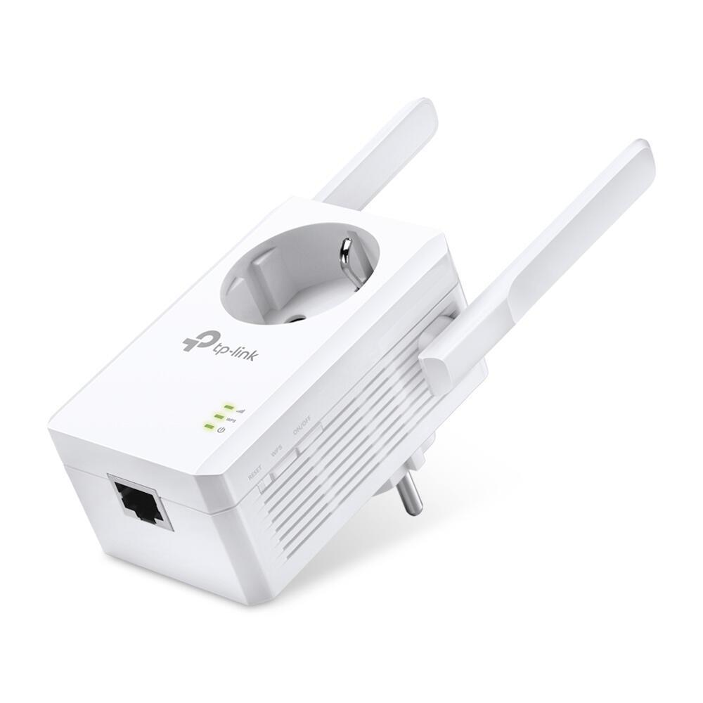 TP-Link TL-WA860RE N300 Wi-Fi 4 Range Extender – 2.4GHz, 300Mbps, 2× Antena të Jashtme, 1× Ethernet, Prizë e Integruar – Bardhë - 3