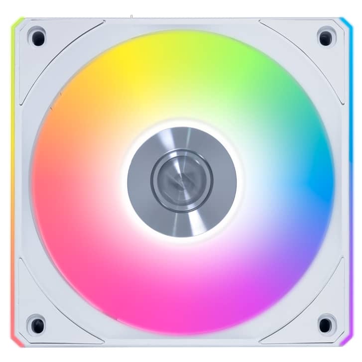 Ftohës për Kasë Lian Li UNI FAN CL FLEX 120 Reverse / 120mm / PWM / 250-2100 RPM / ARGB / Wireless / 3-Pack / Controller – Bardhë - 4