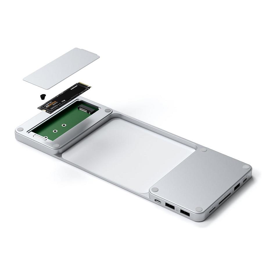 Docking Station Satechi ST-UCISDS / 3x USB-A / 1x USB-C / SD / M.2 NVMe SSD – Argjend - 6