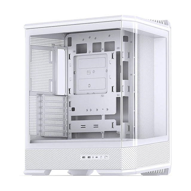 Kasë PC Jonsbo D400 / Midi Tower / ATX / Tempered Glass - Bardhë - 14