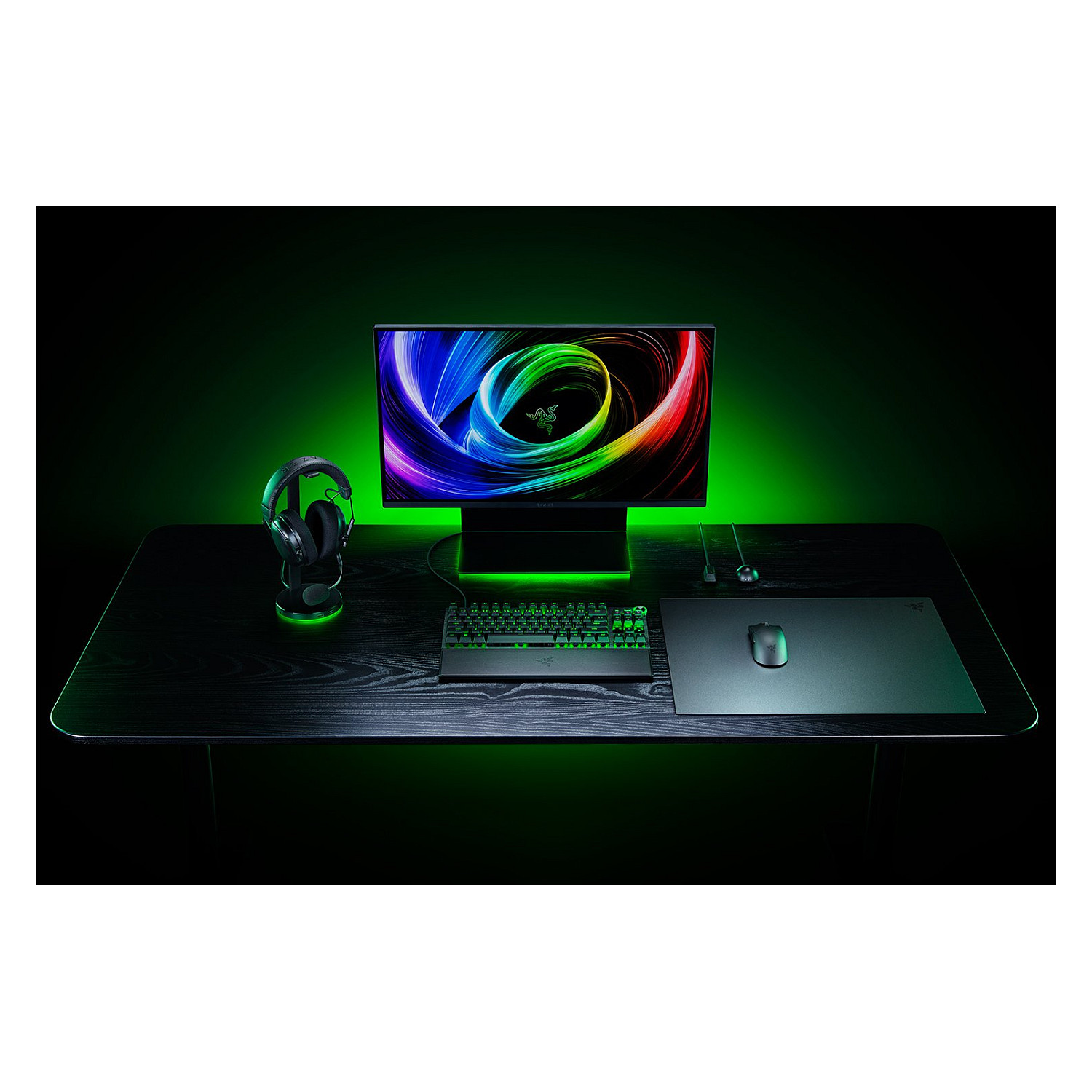 Mauspad Gaming Razer Atlas Pro / Xham i Temperuar / Sipërfaqe Ultra e Lëmuar / Bazë Kundër Rrëshqitjes / 500 x 400 mm - Zezë - 6