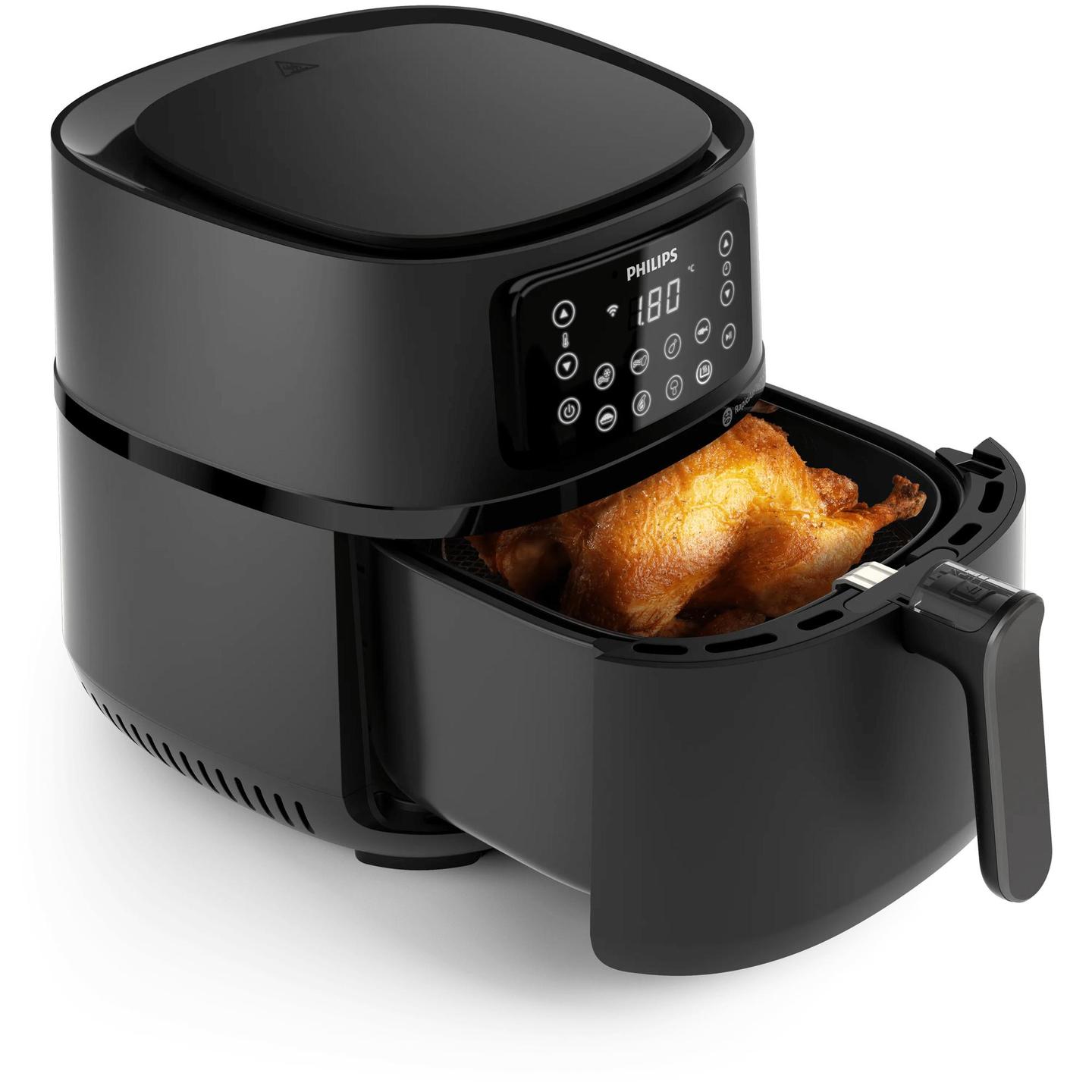 Fryer Philips Series 5000 / HD9285/93 / 7.2L / 2000W / RapidAir / Wi-Fi / 8 Programe / 40-200°C / XXL – Zezë - 2