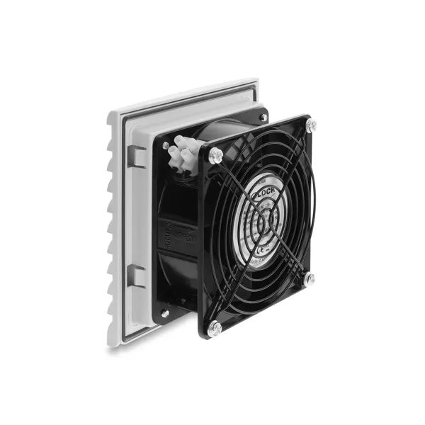 FtohĂ«s pĂ«r KasĂ« DeLOCK AxiallĂŒfter / 148 Ă 148 Ă 68mm / 230V AC / Me Filter - BardhĂ«/ZezĂ«/Blu - 2