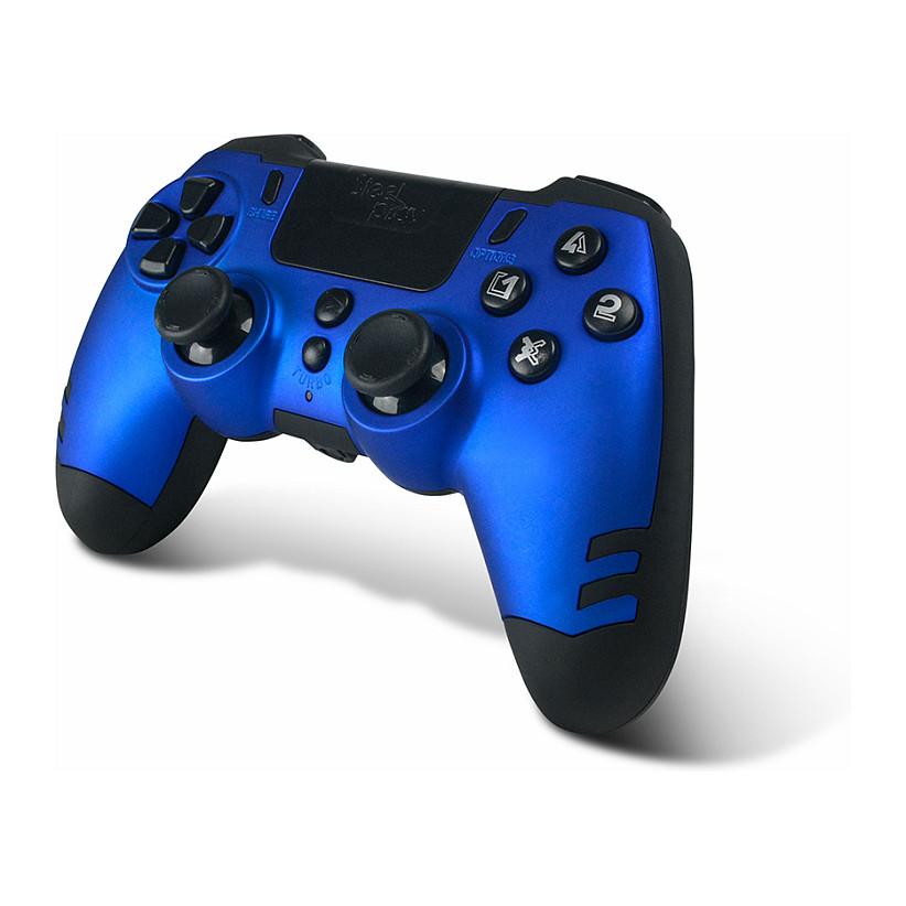 Kontroller për Sony Steelplay Slim Pack JVAMUL00153, Wireless, 2.4GHz, PS3, PS4 – Blu/Zezë - 2