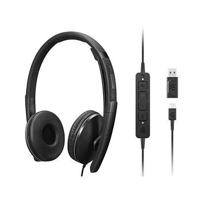 Kufje me kabllo Lenovo 4XD1M45627 / USB-C / 32mm / ANC / Mikrofon - Zezë - 3
