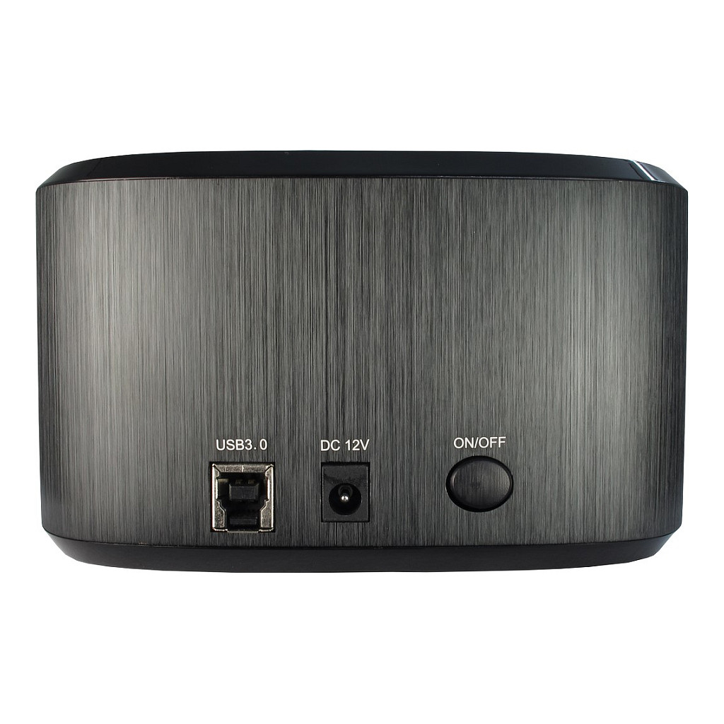 Docking Station për HDD/SSD Inter-Tech Argus GD-PDLK02 / 2.5" & 3.5" / SATA I/II/III / USB 3.0 / AES 256-bit / Tastierë Numerike – Zezë - 3