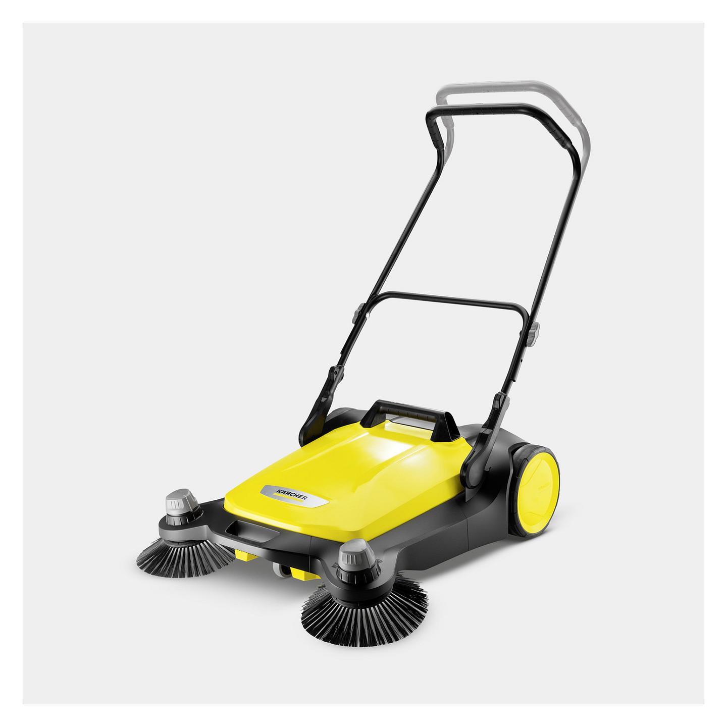 Fshesë Profesionale për pastrim të sipërfaqeve Kärcher S 6 Twin / 3000 m²/h / 86 cm / Manuale – Zezë/Verdhë - 5