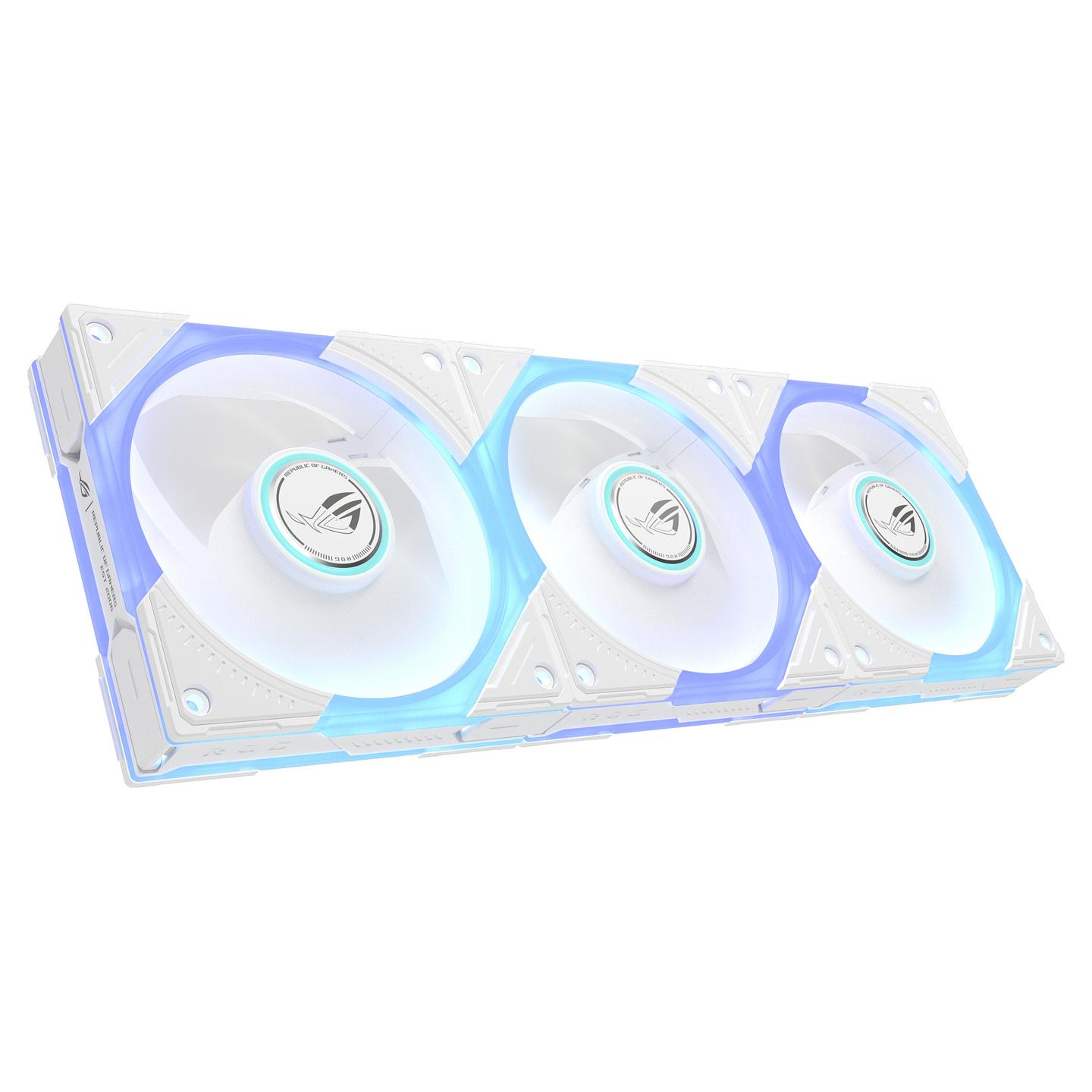 FtohĂ«s pĂ«r KasĂ« ASUS ROG Eurux GR120 / 120mm / 2200 RPM / PWM / ARGB / 3 CopĂ« â BardhĂ« - 2