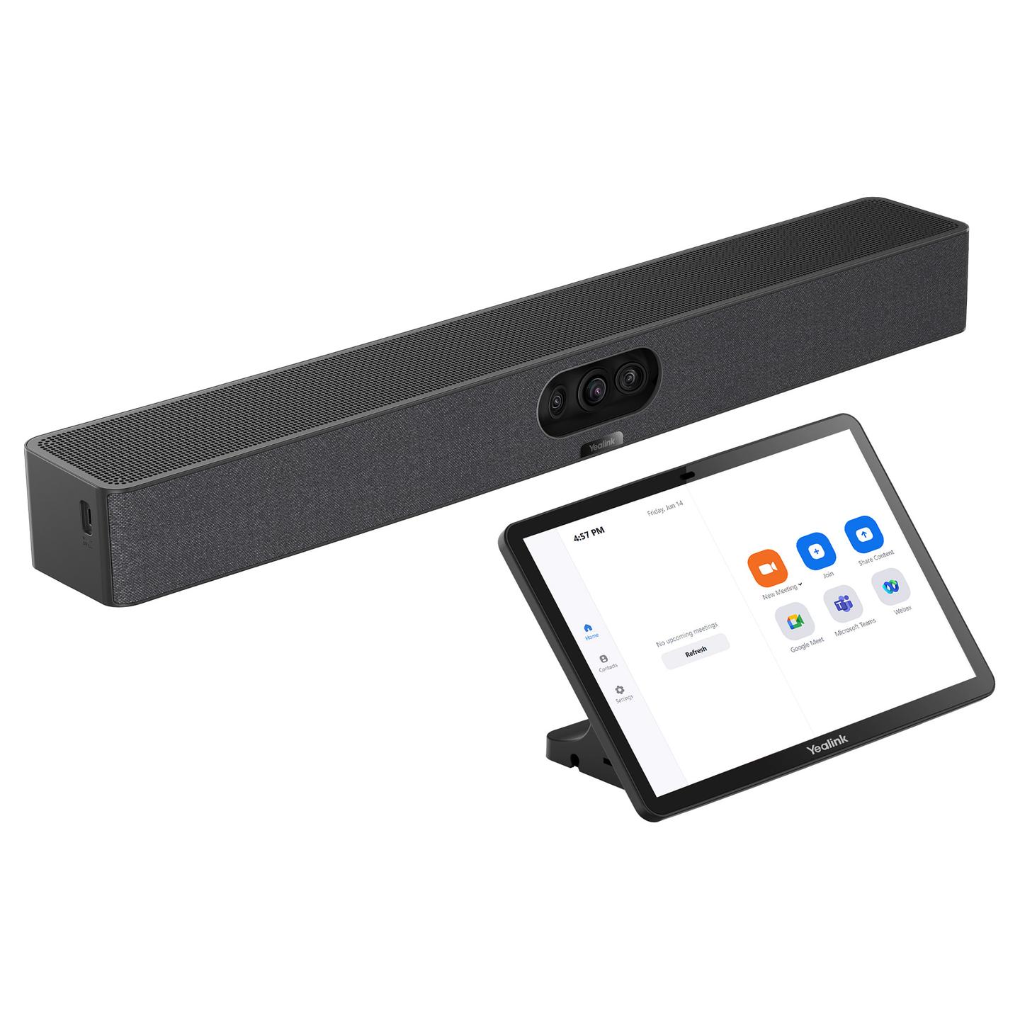 Sistem për Konferencë Yealink Bundle MeetingBar A25 + CTP25 / 4K / 151° / 8 MEMS Mikrofonë / USB WiFi - Hiri - 2