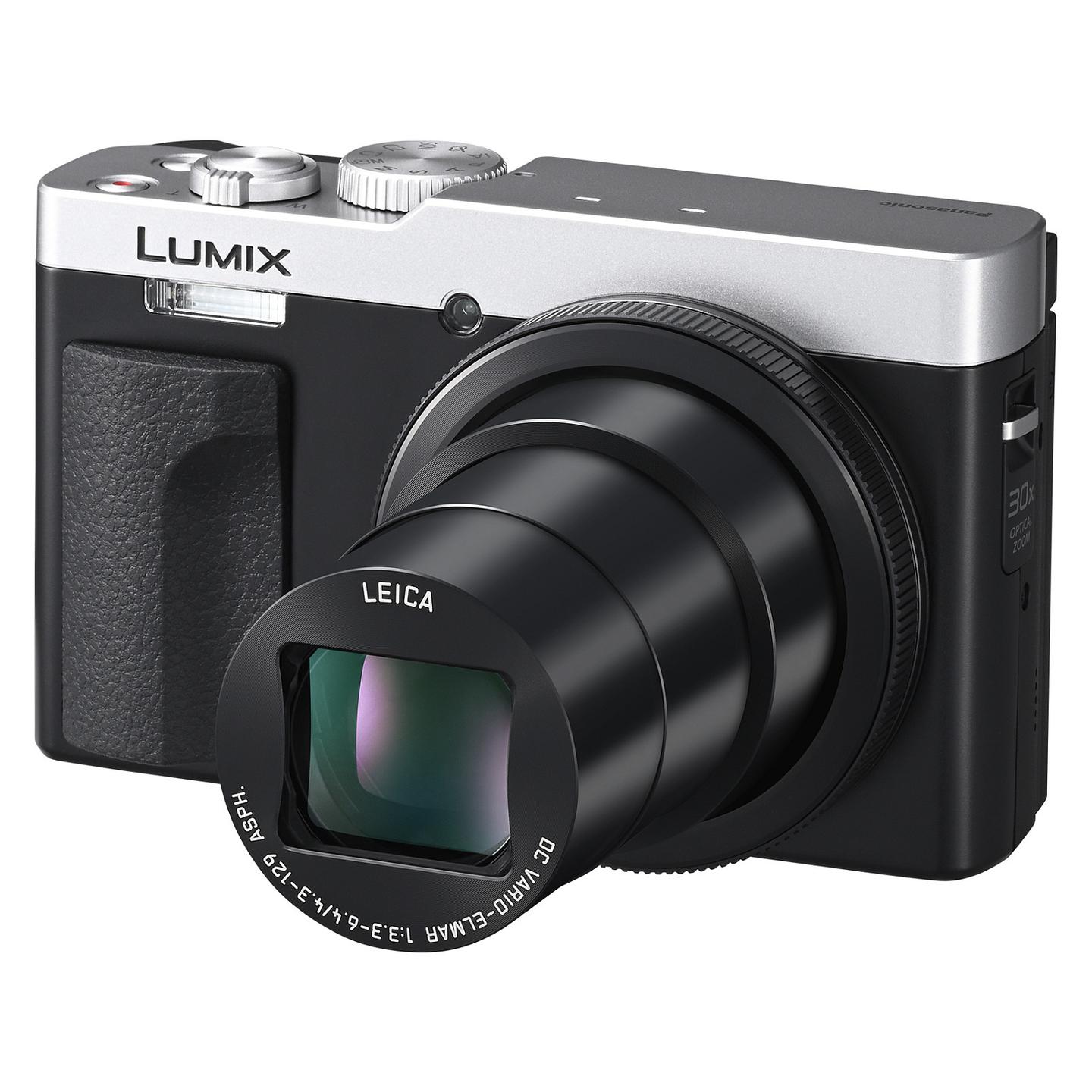 Kamerë Digjitale Panasonic Lumix DC-TZ99 / 20.3 MP / 30x Optical Zoom / 4K / 3" Touchscreen / Wi-Fi & Bluetooth - Argjend - 2