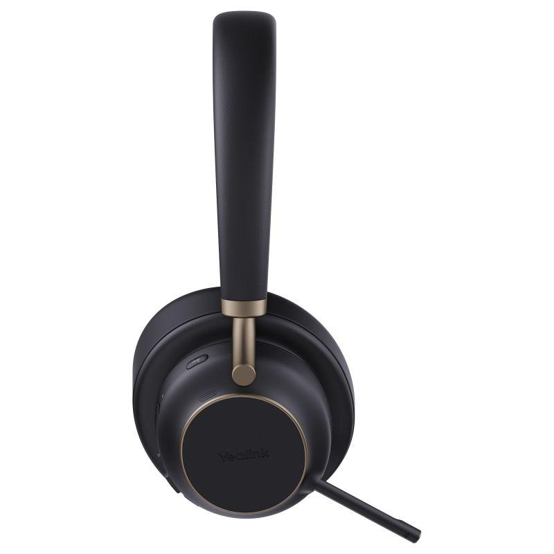 Kufje pa kabllo Yealink BH76 Plus UC, On-Ear, Bluetooth 5.3 + USB-C/A, ANC, 285g - Zezë - 3