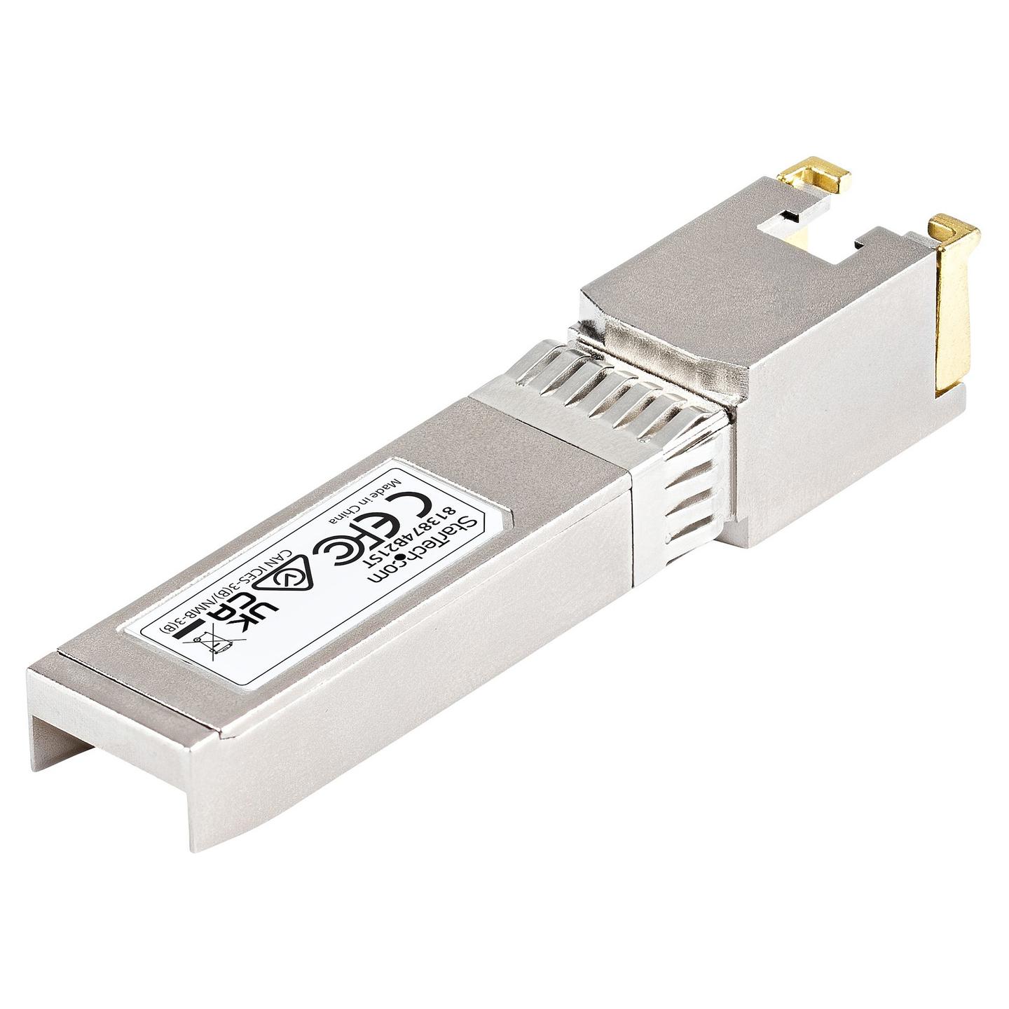 Transceiver SFP+ StarTech.com 813874B21ST, 10Gbps, 10GBASE-T, RJ45, deri në 30m - Argjend - 5