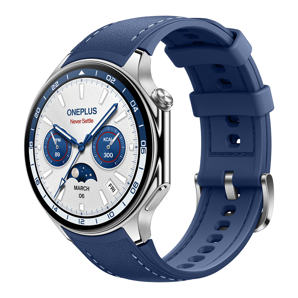 Orë e Mençur OnePlus Watch 2 / 47 mm / AMOLED 1.43" / GPS / Monitorim i Rrahjeve të Zemrës – Blu - 2