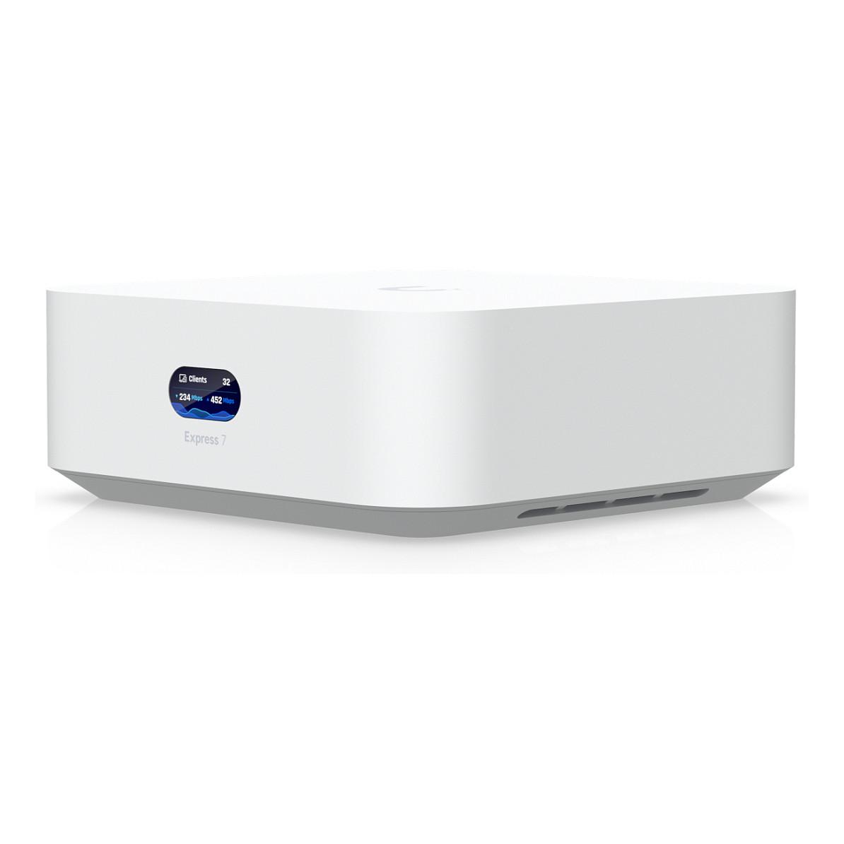 Gateway Ubiquiti UniFi Express 7 UX7, Wi-Fi 7 Tri-Band, 10GbE WAN, 2.5GbE LAN - Bardhë