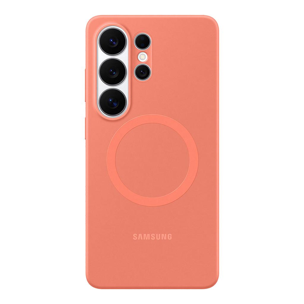 Aksesorë për telefon Samsung Silicone Magnet Case / Galaxy S26 Ultra / Silikon / Magnet i Integruar - Portokalli