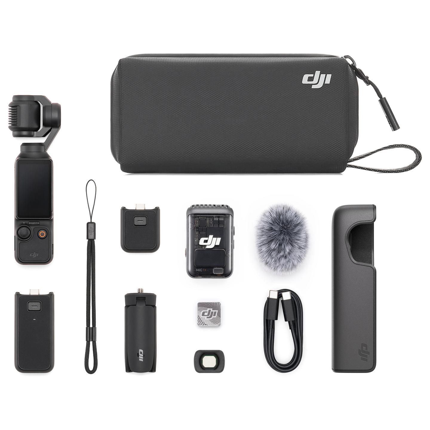 Stabilizues DJI Osmo Pocket 3 Creator Combo, 3-Aksësh, 1" CMOS, 4K, 120fps - Zezë - 9