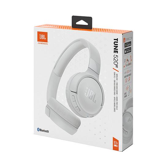 Kufje pa Kabllo JBL Tune 520BT, On-Ear, Bluetooth 5.3 - Bardhë - 11