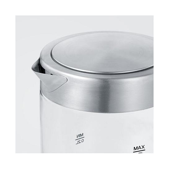 Çajnik Elektrik Severin WK 3472, 0.5L, 1000W, Xham, 360° – Argjend - 6
